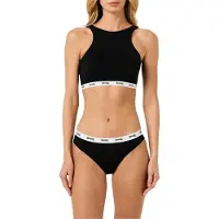 Lonsdale Dames/Dames Katoenen Sportbeha (Zwart)
