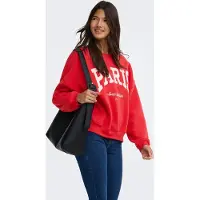 JDY Sweatshirt 'JDYMESA' poederroze / rood
