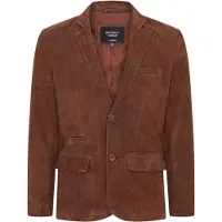 Infinity Leather Heren Italiaanse bruine suède leren blazerjas - Hol