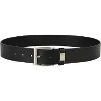 BOSS Connio leren riem (Zwart)