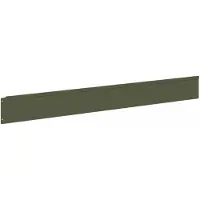 vidaXL Graskantafboording, 30 stuks, 100 x 12 cm, staal, olijgroen