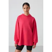 Tommy Life Overmaat Hoodie met Print