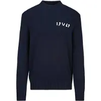 19V69 Italia Trui 'Anteo' donkerblauw