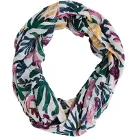 Seasalt Cornwall Tunnelsjaal 'Wilcove' geel / donkergroen / pink / offwhite
