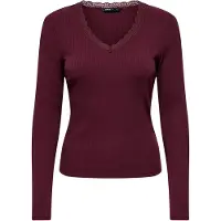 ONLY Shirt 'ONLSara Sharai' wijnrood