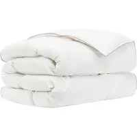 vidaXL Dekbed FULDA 155 x 200 cm Winter 300 GSM 90% Gansendons Wit