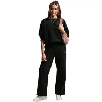 Nike Girls' Studio Fleece Wide Leg Joggers Junior, zwart