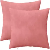 vidaXL Kussen met kussen HEERLEN 2 st Roze fluweel