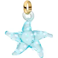 Purelei Hangers 'Starfish' lichtblauw / goud