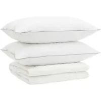 vidaXL 90% ganzen dons dekbedset FULDA 3 st 140 x 220 cm Zomer 100 GSM