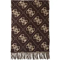 GUESS Sjaal 'BOSTON' chocoladebruin / cappuccino