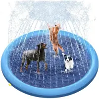 OEM - Sproeimat 190 cm - Waterspeelmat voor Honden en Kinderen - Antislip PVC - Tuin