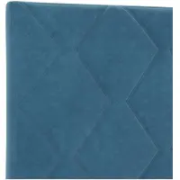 vidaXL Boxspringbed met matras en LED Blauw 120 x 200 cm fluweel