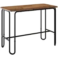 vidaXL Eettafel, 100 x 50 x 75 cm, houtvezel, gerecycled hout, rechthoekig