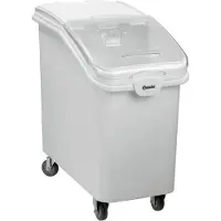 Bartscher 500383, Universele container, 102 liter, Polycarbonaat, Polypropyleen (PP), Wit, Met sluiting, Rechthoekig