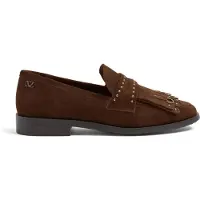 Lazamani Loafers Dames Bruin Suède | Maat 38
