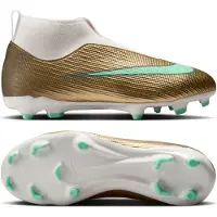 Nike Mercurial Superfly 11 Mbappé Academy Gras / Kunstgras Voetbalschoenen (MG) Kids Goud Groen Wit