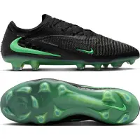 Nike Phantom 6 Low Elite Gras Voetbalschoenen (FG) Zwart Felgroen