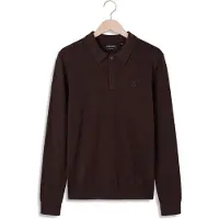 Lyle & Scott Jongens Truien & Vesten Ls Knitted Polo Shirt - Bruin - Maat 152/158
