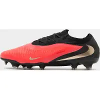 Nike Phantom 6 Low Pro Gras Voetbalschoenen (FG) Zwart Felrood Goud