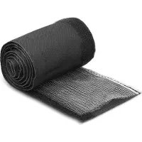 DeLOCK EMI Shielding braided sleeve with hook-and-loop fastener heat resistant 1 m x 20 mm black