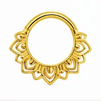 Cilla Jewels Goudkleurige Septum Clicker met Mandalamotief