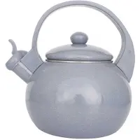 KINGHOFF 2079 fluitketel - Emaille - Grey - 2 liter - grijs