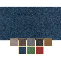 ANRO Deurmat Blauw 100x50cm – Schoonloopmat Antislip Wasbaar Voordeur Hal Binnen & Buiten Op Maat