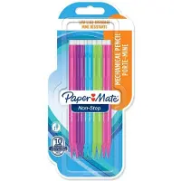 Paper Mate non-stop vulpotloden | 0,7 mm | HB #2 | diverse kleuren | 10 stuks