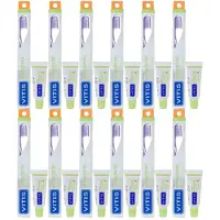 Vitis 12x Tandenborstel + Mini Tandpasta Orthodontic