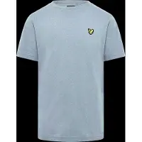Lyle & Scott Jongens Polo's & T-shirts Plain T-shirt - Lichtblauw - Maat 134/140