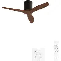 Create - Stille 40W plafondventilator met technische ABS bladen in verschillende maten - S - Geen licht - Controller voor wandmontage - WIND CALM