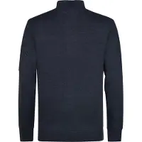 Petrol Industries - Heren Gebreide half-zip sweater stonefield - Blauw
