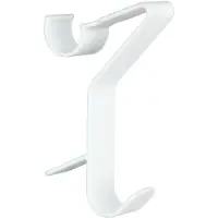 Wenko FLEXI badkamerbeugels voor radiatoren, set van 3 kunststof kleerhangers -