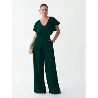 BWLDR Jumpsuit 'Azeliah' donkergroen