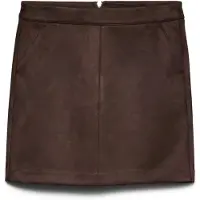Vero Moda Rok 'VMDONNA DINA' donkerbruin
