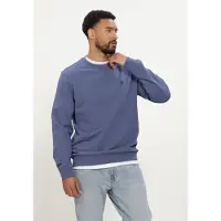 Lyle & Scott Heren Truien & Vesten Superfine Crew Neck Sweatshirt - Blauw - Maat XXL