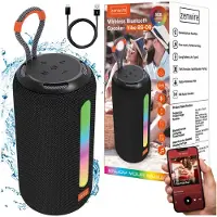 Zenwire Vibe BS-09 Bluetooth Speaker - Draadloze Draagbare Luidspreker 26W - Bluetooth 5.3 - FM Radio - IPX4 - TWS - USB-C - Micro SD - RGB