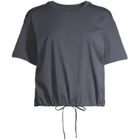 MSCH Copenhagen Dames Tops & T-shirts Mschdatte Tee - Antraciet - Maat S/M