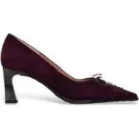 Hispanitas Dames Leren schoenen Paris bordeauxrood (37), Leer, 3 tot 5 cm, Geen, Feest, Granaatappel HI264951
