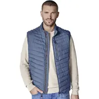Casamoda Bodywarmer blauw met borstzak