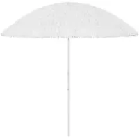 vidaXL Strandparasol Hawaï 300 cm wit