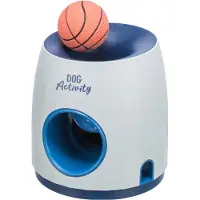 Trixie Dog Activity Strategiespel Ball & Treat Lichtgrijs/Blauw 17X17X18 cm