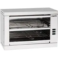 Saro DABUR, roestvrij staal, vrijstaand, met ladder, 6 platen, roestvrij staal, 3300 W