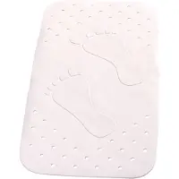 RIDDER Badmat anti-slip Plattfuß 72x38 cm wit 67081
