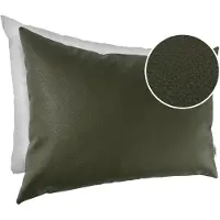 ANRO Sierkussen Groen 60x60 cm - Ademend kunstleer - Inclusief vulling