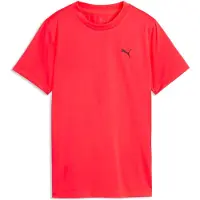 Puma sportshirt - rood Sport t-shirt Jongens Polyester Ronde hals Logo - maat 140