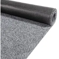 ANRO Loper Grijs 140x80cm – Schoonloopmat Gangloper Antislip Wasbaar Vuilvangmat Op Maat Binnen