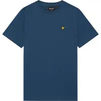 Lyle & Scott Jongens Polo's & T-shirts Plain T-shirt - Donkerblauw - Maat 170/176