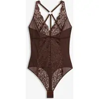 Bonprix Stringbody zonder beugels met elegante borduursels maat 40/42 (M)